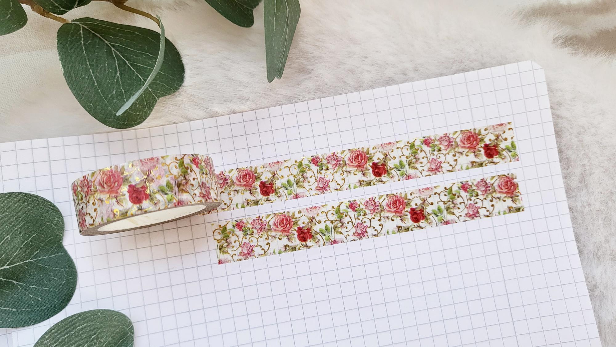 Washi Tape Roses